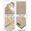 image:imageCOOFANDY Mens Casual Blazer One Button Sport Coat Lightweight Business Suit JacketKhaki