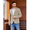 image:imageCOOFANDY Mens Casual Blazer One Button Sport Coat Lightweight Business Suit JacketKhaki