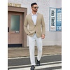 image:imageCOOFANDY Mens Casual Blazer One Button Sport Coat Lightweight Business Suit JacketKhaki