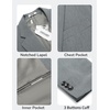 image:imageCOOFANDY Mens Casual Blazer One Button Sport Coat Lightweight Business Suit JacketLinen Grey