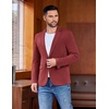 image:imageCOOFANDY Mens Casual Blazer One Button Sport Coat Lightweight Business Suit JacketWine Red