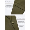 image:imageCOOFANDY Mens Casual Blazer One Button Sport Coat Slim Fit Lightweight Suit Blazer JacketArmy Green