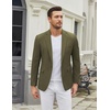 image:imageCOOFANDY Mens Casual Blazer One Button Sport Coat Slim Fit Lightweight Suit Blazer JacketArmy Green