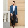 image:imageCOOFANDY Mens Casual Blazer One Button Sport Coat Slim Fit Lightweight Suit Blazer JacketBlue
