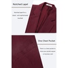 image:imageCOOFANDY Mens Casual Blazer One Button Sport Coat Slim Fit Lightweight Suit Blazer JacketDark Red