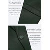 image:imageCOOFANDY Mens Casual Blazer One Button Sport Coat Slim Fit Lightweight Suit Blazer JacketDeep Green