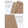 image:imageCOOFANDY Mens Casual Blazer One Button Sport Coat Slim Fit Lightweight Suit Blazer JacketKhaki
