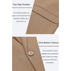 image:imageCOOFANDY Mens Casual Blazer One Button Sport Coat Slim Fit Lightweight Suit Blazer JacketKhaki
