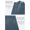 image:imageCOOFANDY Mens Casual Blazer One Button Sport Coat Slim Fit Lightweight Suit Blazer JacketLight Blue