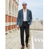 image:imageCOOFANDY Mens Casual Blazer One Button Sport Coat Slim Fit Lightweight Suit Blazer JacketLight Blue