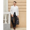 image:imageCOOFANDY Mens Casual Blazer One Button Sport Coat Slim Fit Lightweight Suit Blazer JacketWhite
