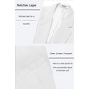 image:imageCOOFANDY Mens Casual Blazer One Button Sport Coat Slim Fit Lightweight Suit Blazer JacketWhite