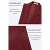 image:imageCOOFANDY Mens Casual Blazer One Button Sport Coat Slim Fit Lightweight Suit Blazer JacketWine Red