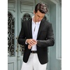 image:imageCOOFANDY Mens Casual Blazer Slim Fit Lightweight Sport Coat Two Button Suit JacketBlack