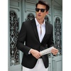 image:imageCOOFANDY Mens Casual Blazer Slim Fit Lightweight Sport Coat Two Button Suit JacketBlack