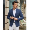 image:imageCOOFANDY Mens Casual Blazer Slim Fit Lightweight Sport Coat Two Button Suit JacketBlue