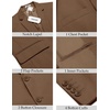image:imageCOOFANDY Mens Casual Blazer Slim Fit Lightweight Sport Coat Two Button Suit JacketBrown