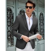 image:imageCOOFANDY Mens Casual Blazer Slim Fit Lightweight Sport Coat Two Button Suit JacketDark Grey