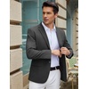 image:imageCOOFANDY Mens Casual Blazer Slim Fit Lightweight Sport Coat Two Button Suit JacketDark Grey