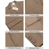 image:imageCOOFANDY Mens Casual Blazer Slim Fit Lightweight Sport Coat Two Button Suit JacketKhaki