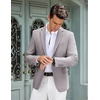 image:imageCOOFANDY Mens Casual Blazer Slim Fit Lightweight Sport Coat Two Button Suit JacketLight Grey