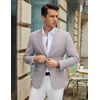 image:imageCOOFANDY Mens Casual Blazer Slim Fit Lightweight Sport Coat Two Button Suit JacketLight Grey