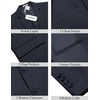 image:imageCOOFANDY Mens Casual Blazer Slim Fit Lightweight Sport Coat Two Button Suit JacketNavy Blue
