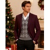 image:imageCOOFANDY Mens Casual Blazer Slim Fit Lightweight Sport Coat Two Button Suit JacketRed