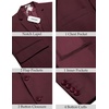 image:imageCOOFANDY Mens Casual Blazer Slim Fit Lightweight Sport Coat Two Button Suit JacketRed