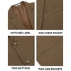 image:imageCOOFANDY Mens Casual Blazer Slim Fit Sport Coats Two Button Knit Textured Suit JacketBrown