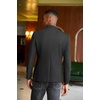image:imageCOOFANDY Mens Casual Blazer Slim Fit Sport Coats Two Button Knit Textured Suit JacketDark Grey