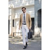 image:imageCOOFANDY Mens Casual Blazer Slim Fit Sport Coats Two Button Knit Textured Suit JacketKhaki