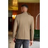 image:imageCOOFANDY Mens Casual Blazer Slim Fit Sport Coats Two Button Knit Textured Suit JacketKhaki