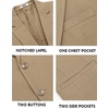 image:imageCOOFANDY Mens Casual Blazer Slim Fit Sport Coats Two Button Knit Textured Suit JacketKhaki