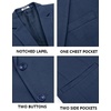 image:imageCOOFANDY Mens Casual Blazer Slim Fit Sport Coats Two Button Knit Textured Suit JacketNavy Blue