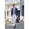image:imageCOOFANDY Mens Casual Blazer Slim Fit Sport Coats Two Button Knit Textured Suit JacketNavy Blue