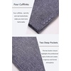 image:imageCOOFANDY Mens Casual Blazer Slim Fit Sports Coat One Button Suit Jacket Retro Tuxedos Formal Dress WearBlue