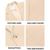 image:imageCOOFANDY Mens Casual Blazer Slim Fit Suit Jacket Lightweight One Button Business Sport CoatsBeige
