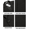 image:imageCOOFANDY Mens Casual Blazer Slim Fit Suit Jacket Lightweight One Button Business Sport CoatsBlack