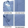 image:imageCOOFANDY Mens Casual Blazer Slim Fit Suit Jacket Lightweight One Button Business Sport CoatsBlue