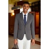 image:imageCOOFANDY Mens Casual Blazer Slim Fit Suit Jacket Lightweight One Button Business Sport CoatsDark Grey