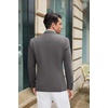 image:imageCOOFANDY Mens Casual Blazer Slim Fit Suit Jacket Lightweight One Button Business Sport CoatsDark Grey