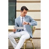image:imageCOOFANDY Mens Casual Blazer Slim Fit Suit Jacket Lightweight One Button Business Sport CoatsLight Blue