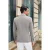 image:imageCOOFANDY Mens Casual Blazer Slim Fit Suit Jacket Lightweight One Button Business Sport CoatsLight Grey