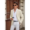 image:imageCOOFANDY Mens Casual Blazer Slim Fit Suit Jacket Two Button Lightweight Sport CoatBeige