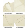 image:imageCOOFANDY Mens Casual Blazer Slim Fit Suit Jacket Two Button Lightweight Sport CoatBeige
