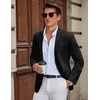 image:imageCOOFANDY Mens Casual Blazer Slim Fit Suit Jacket Two Button Lightweight Sport CoatBlack
