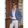 image:imageCOOFANDY Mens Casual Blazer Slim Fit Suit Jacket Two Button Lightweight Sport CoatBlue