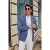 image:imageCOOFANDY Mens Casual Blazer Slim Fit Suit Jacket Two Button Lightweight Sport CoatBlue