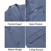 image:imageCOOFANDY Mens Casual Blazer Slim Fit Suit Jacket Two Button Lightweight Sport CoatBlue